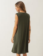 Vestido Liz Verde Militar