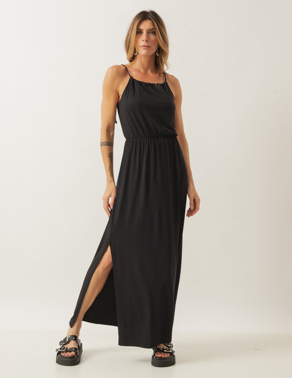 Vestido Longo Laura Preto