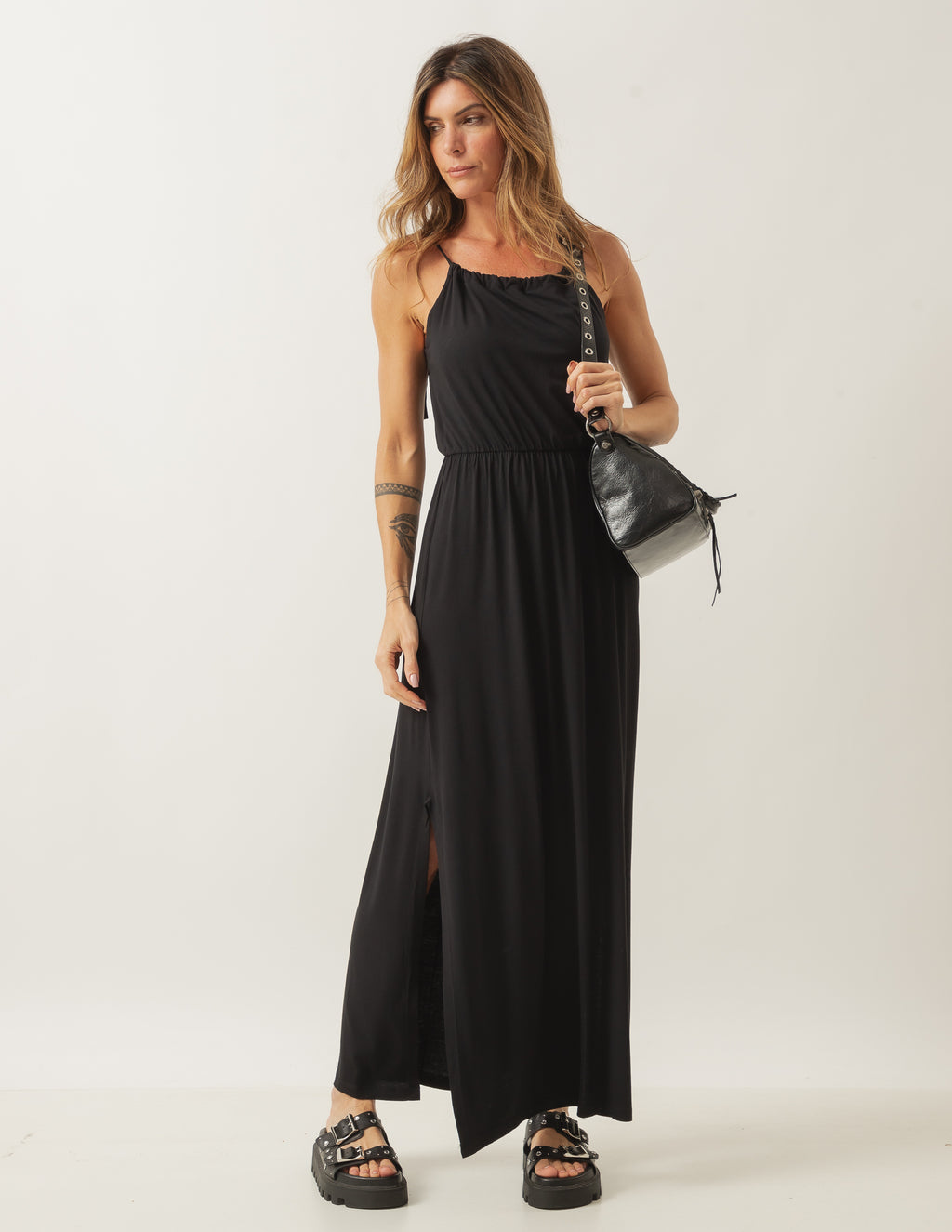 Vestido Longo Laura Preto