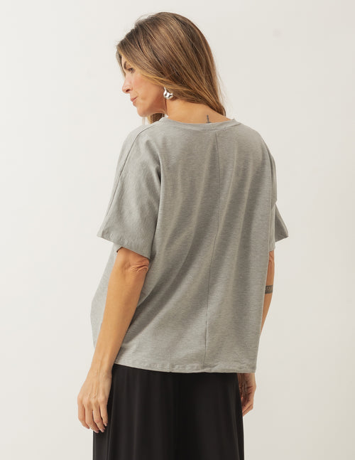Blusa Elisa Mescla Em Moletinho