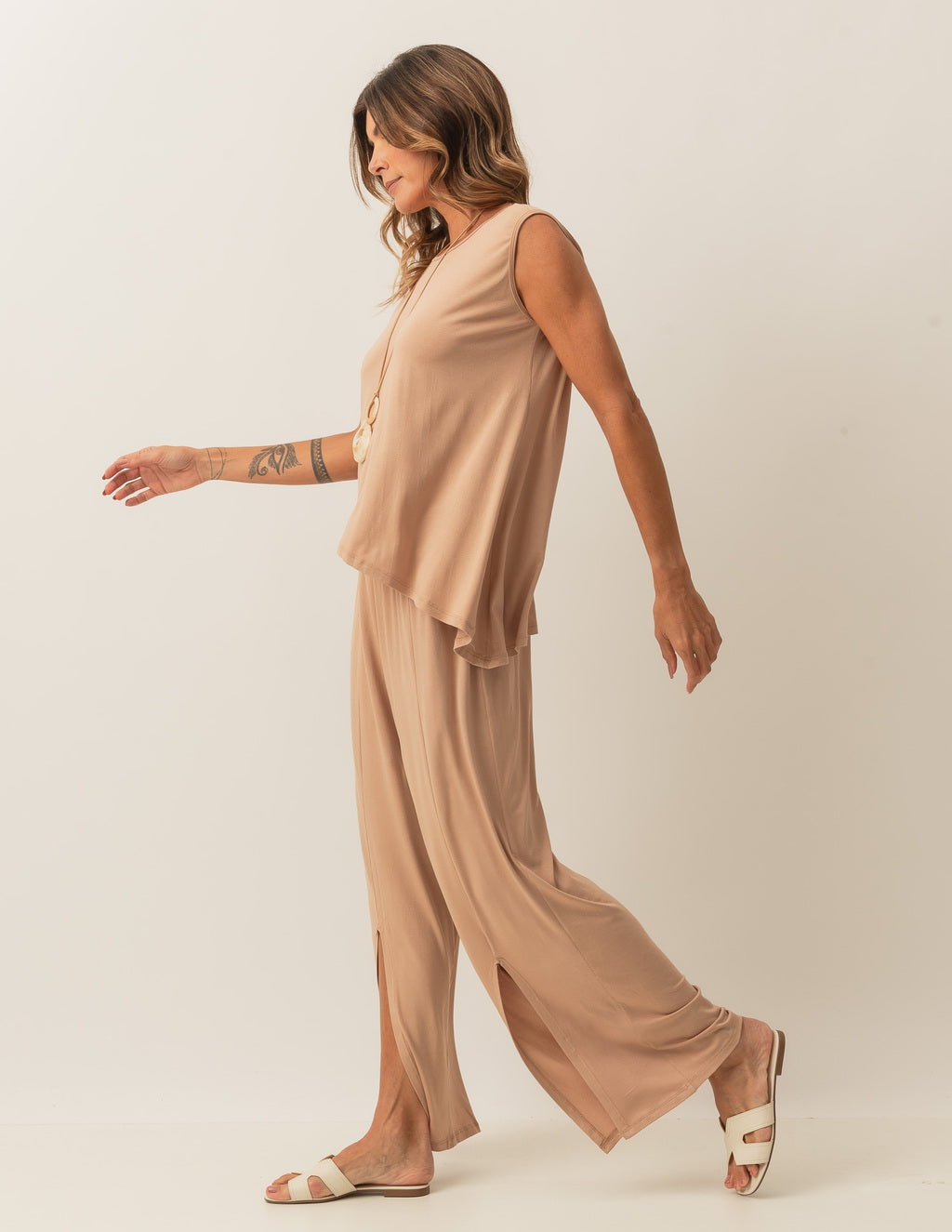 Calça Florence Bege Claro