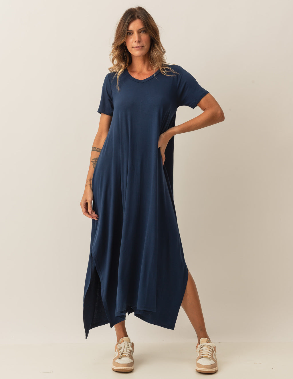 Vestido Aretha Azul Marinho