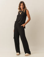 Calça Cargo Safira Preta