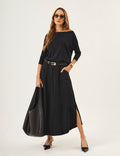 Conjunto Blusa Eva Preta e Saia Emma Preta