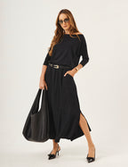 Conjunto Blusa Eva Preta e Saia Emma Preta