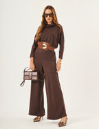 Conjunto Panama Marrom