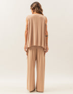 CONJUNTO KIMONO BEGE