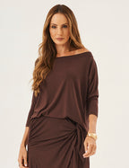 Blusa Eva Marrom