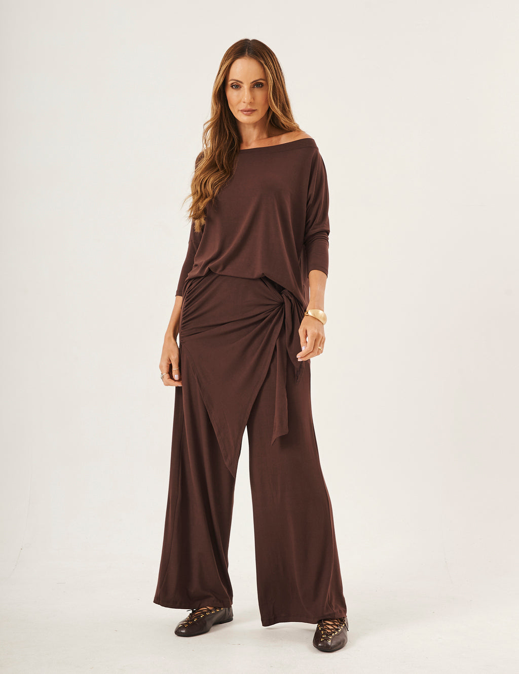 Conjunto Duo Eva Marrom