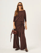 Conjunto Duo Eva Marrom