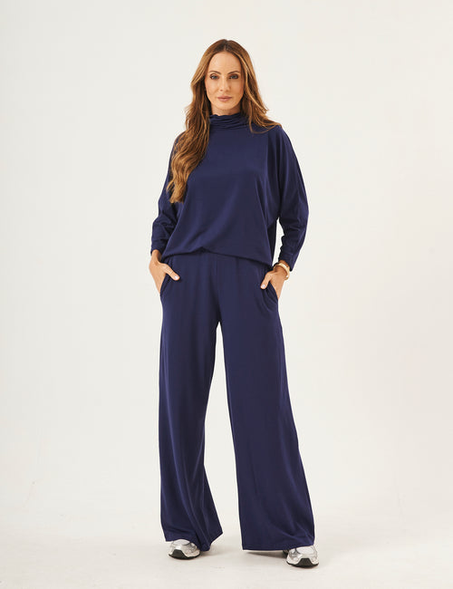 Blusa Panama Azul Marinho