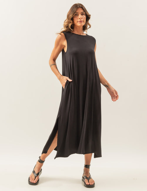 Vestido Longo Clara Preto