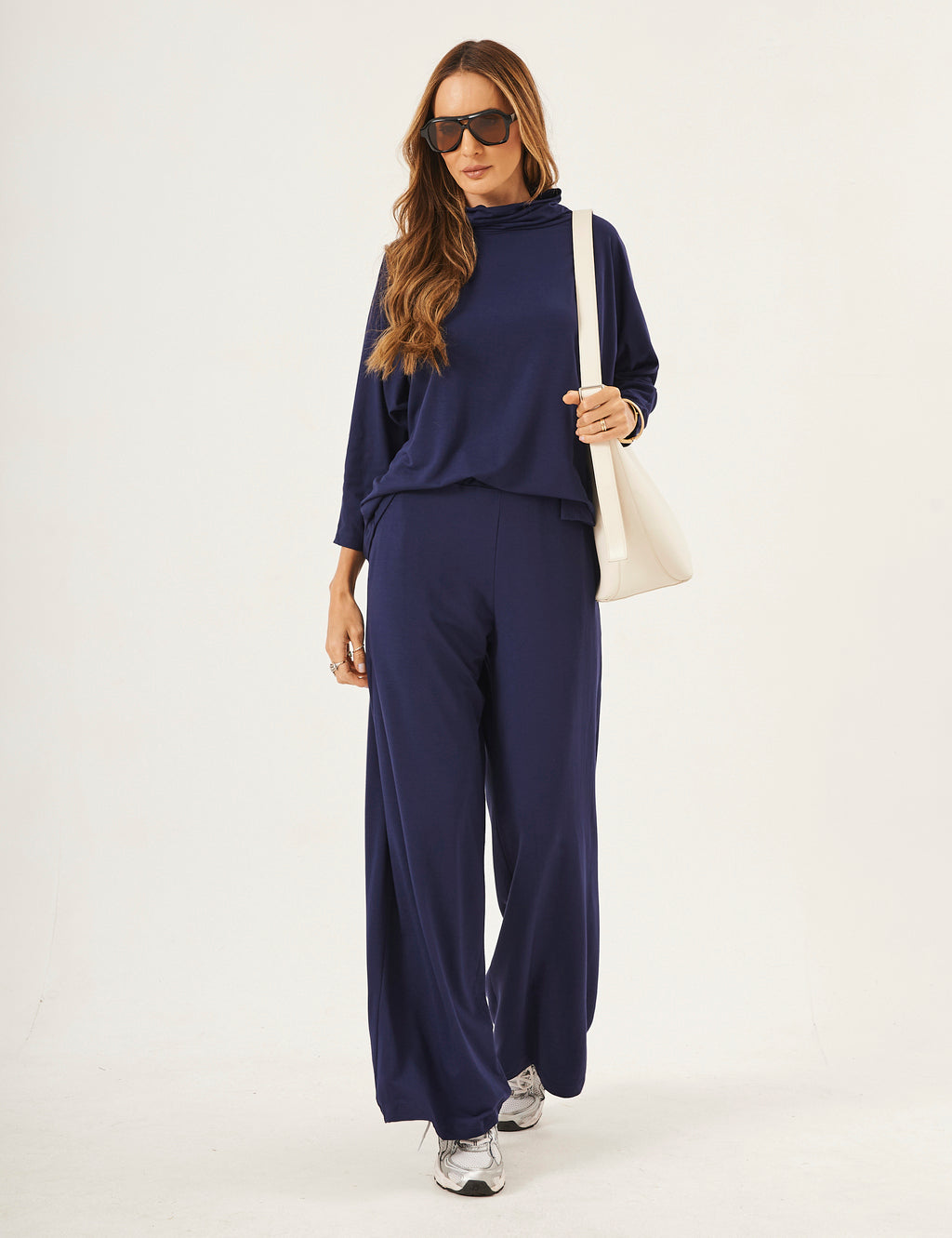 Conjunto Panamá Azul Marinho