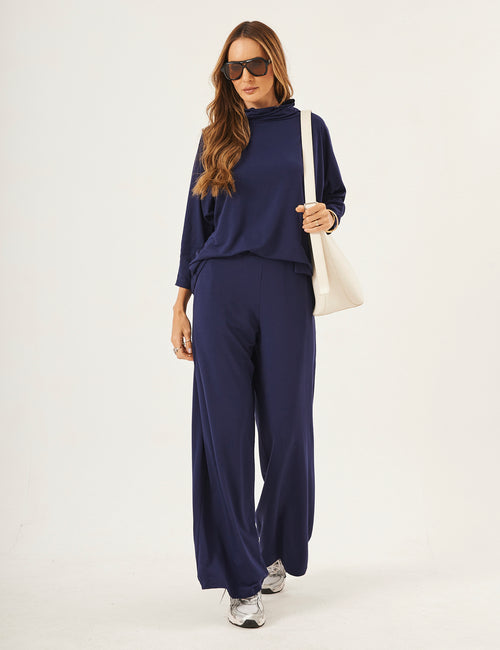 Conjunto Panamá Azul Marinho