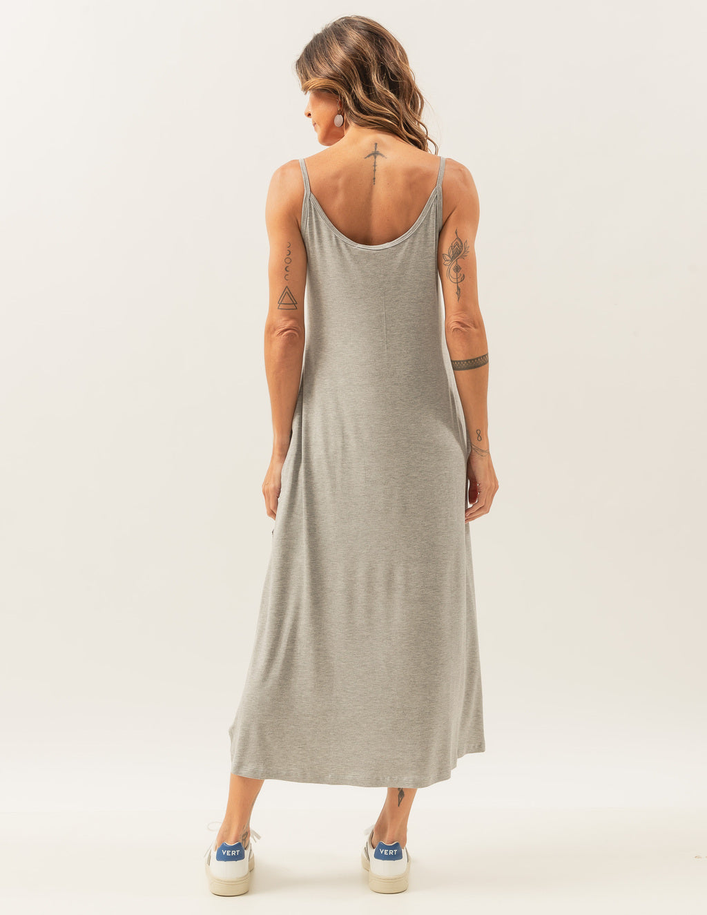Vestido Longo Luciana Mescla
