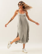 Vestido Longo Luciana Mescla