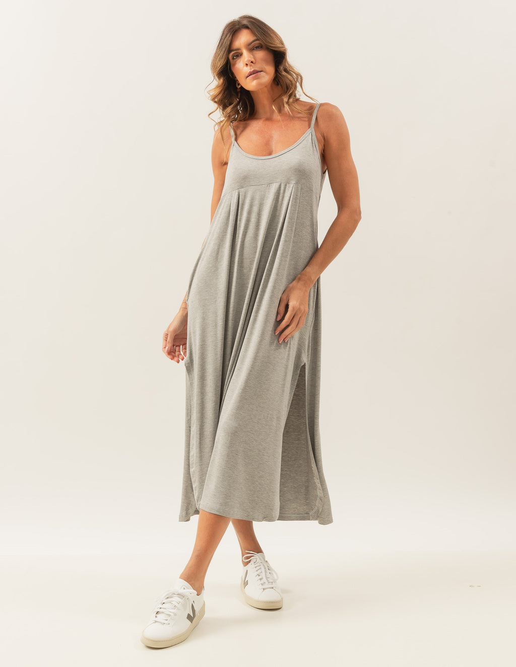 Vestido Longo Luciana Mescla