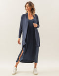 CARDIGAN CURTO MARINHO