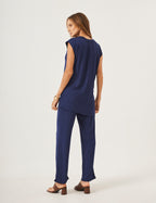 Conjunto Aisha Azul Marinho