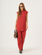 Conjunto Aisha Bordô