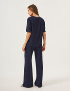 Conjunto Cora Azul Marinho