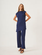 Conjunto Aisha Azul Marinho