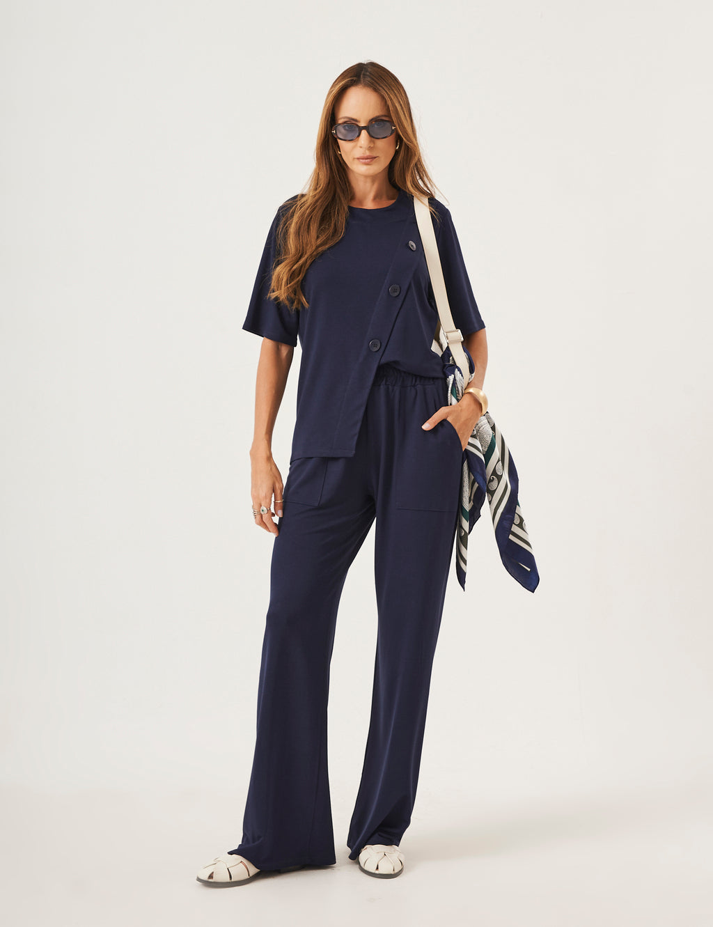 Conjunto Cora Azul Marinho