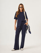 Conjunto Cora Azul Marinho
