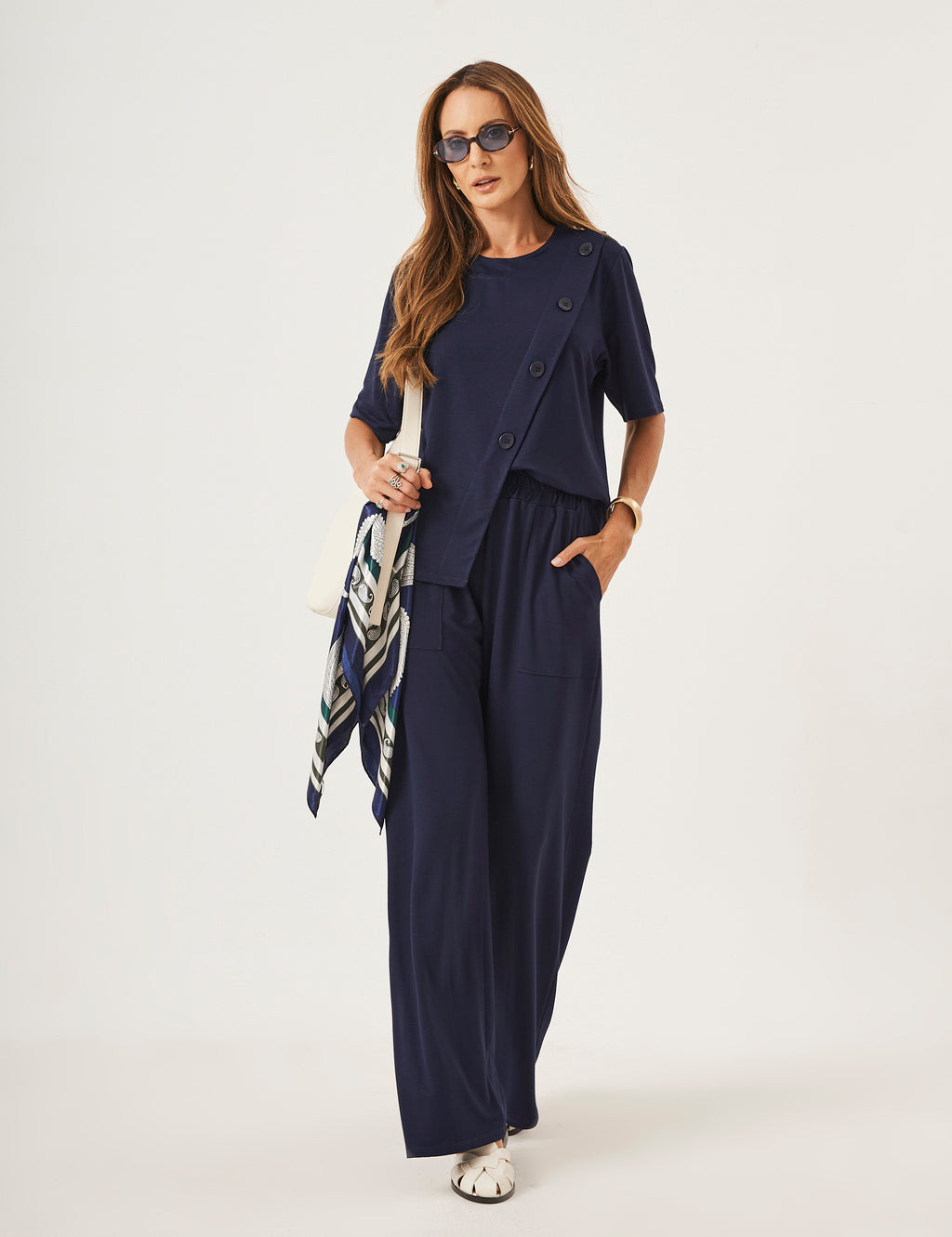 Conjunto Cora Azul Marinho