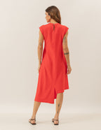 Vestido Desconstruído Jordana Vermelho