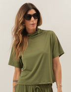 Blusa Monaco Verde Militar