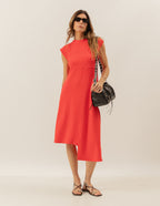 Vestido Desconstruído Jordana Vermelho