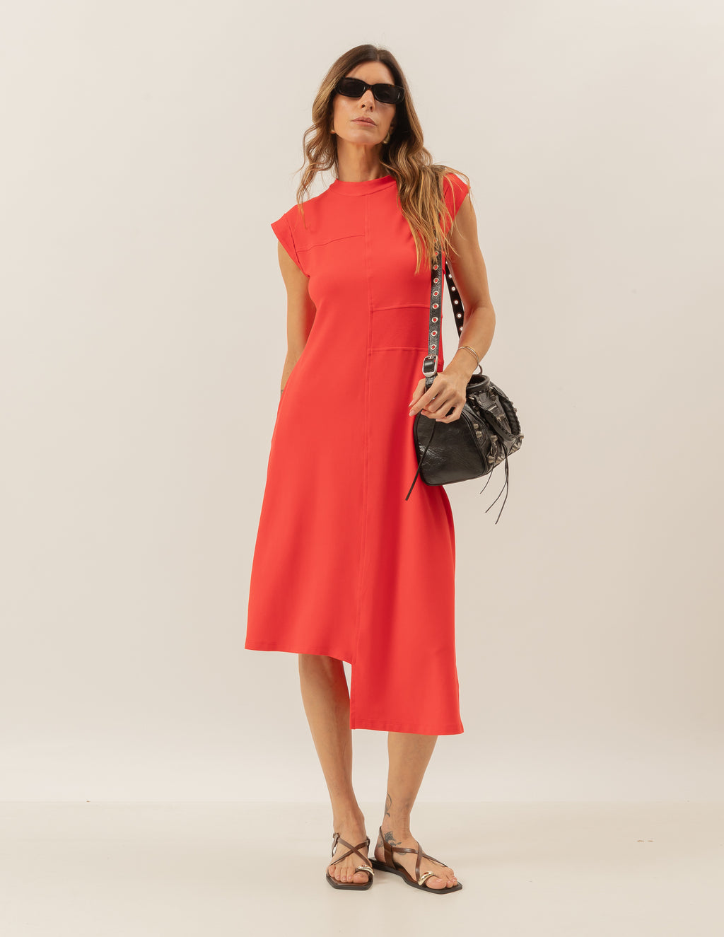 Vestido Desconstruído Jordana Vermelho