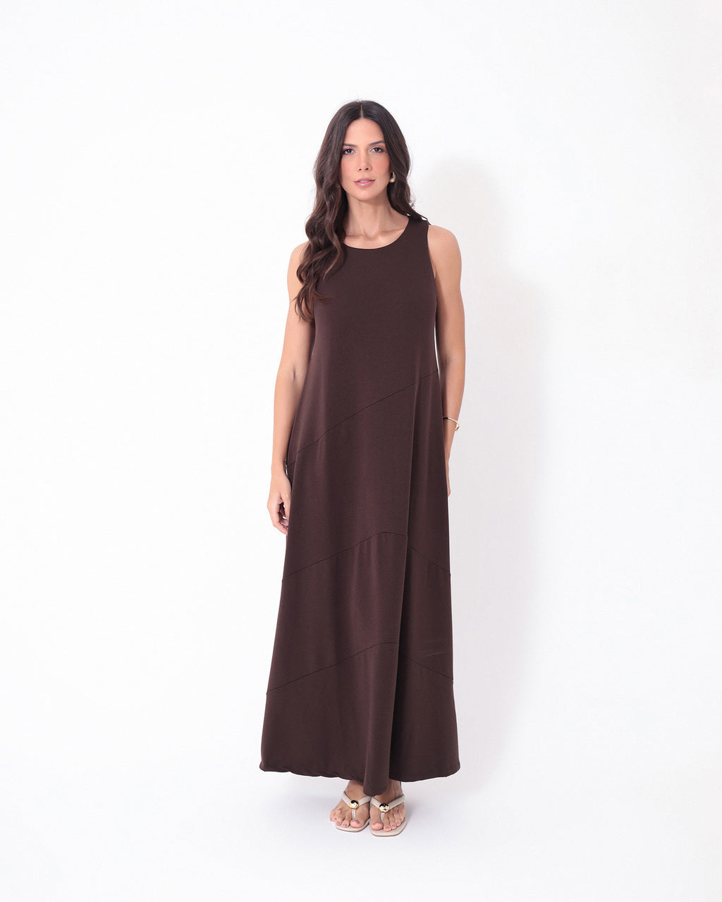 Vestido Charlotte Marrom
