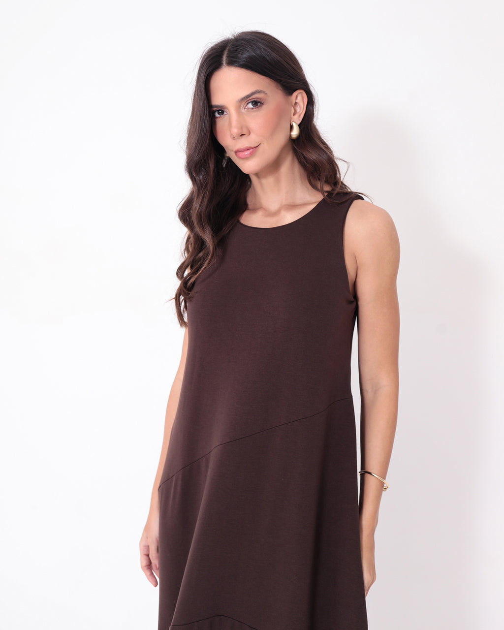 Vestido Charlotte Marrom