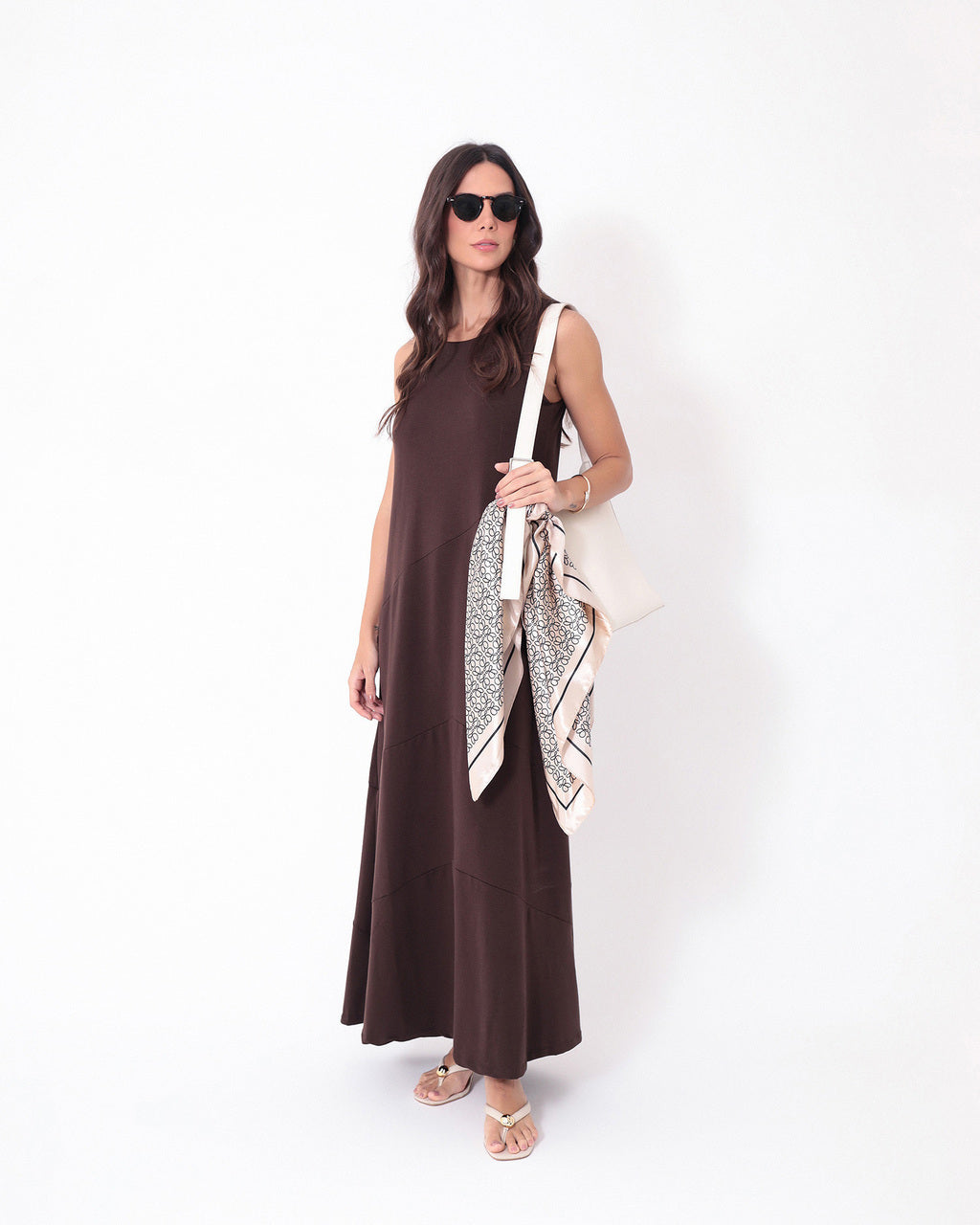 Vestido Charlotte Marrom