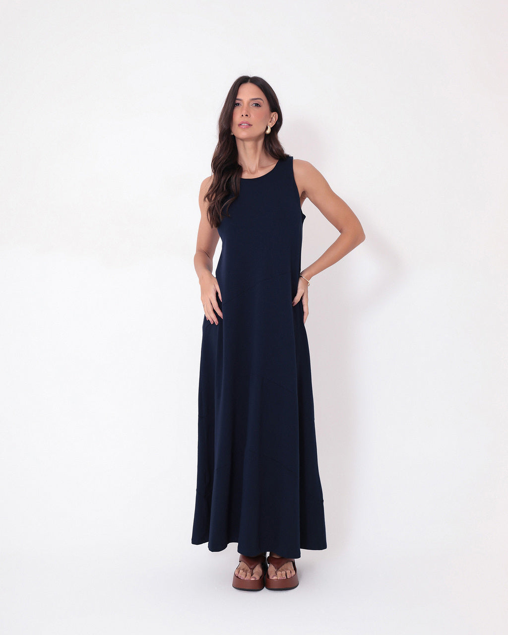 Vestido Charlotte Azul Marinho