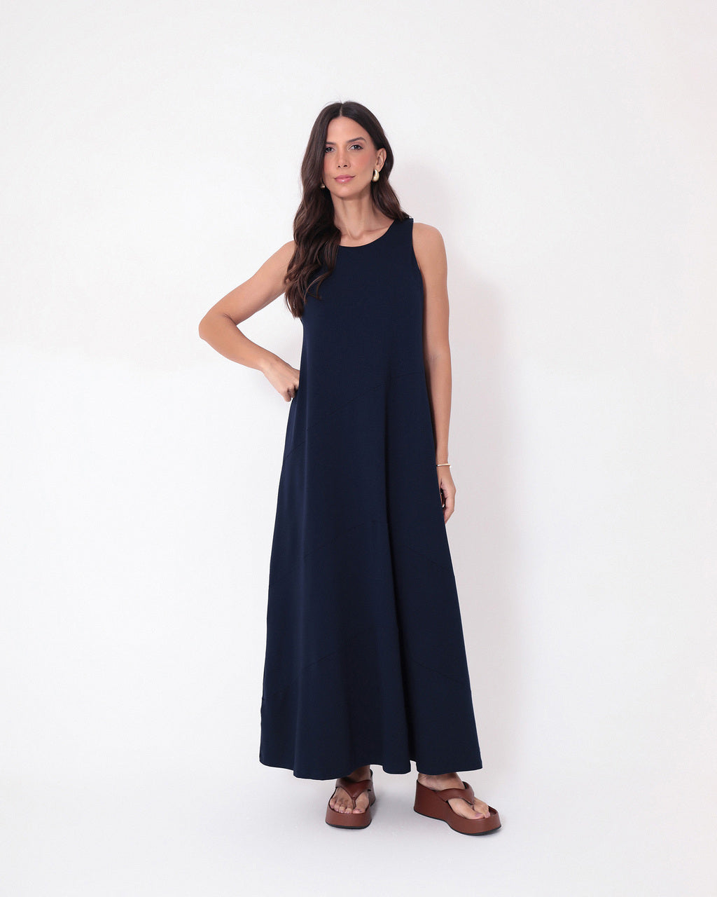 Vestido Charlotte Azul Marinho