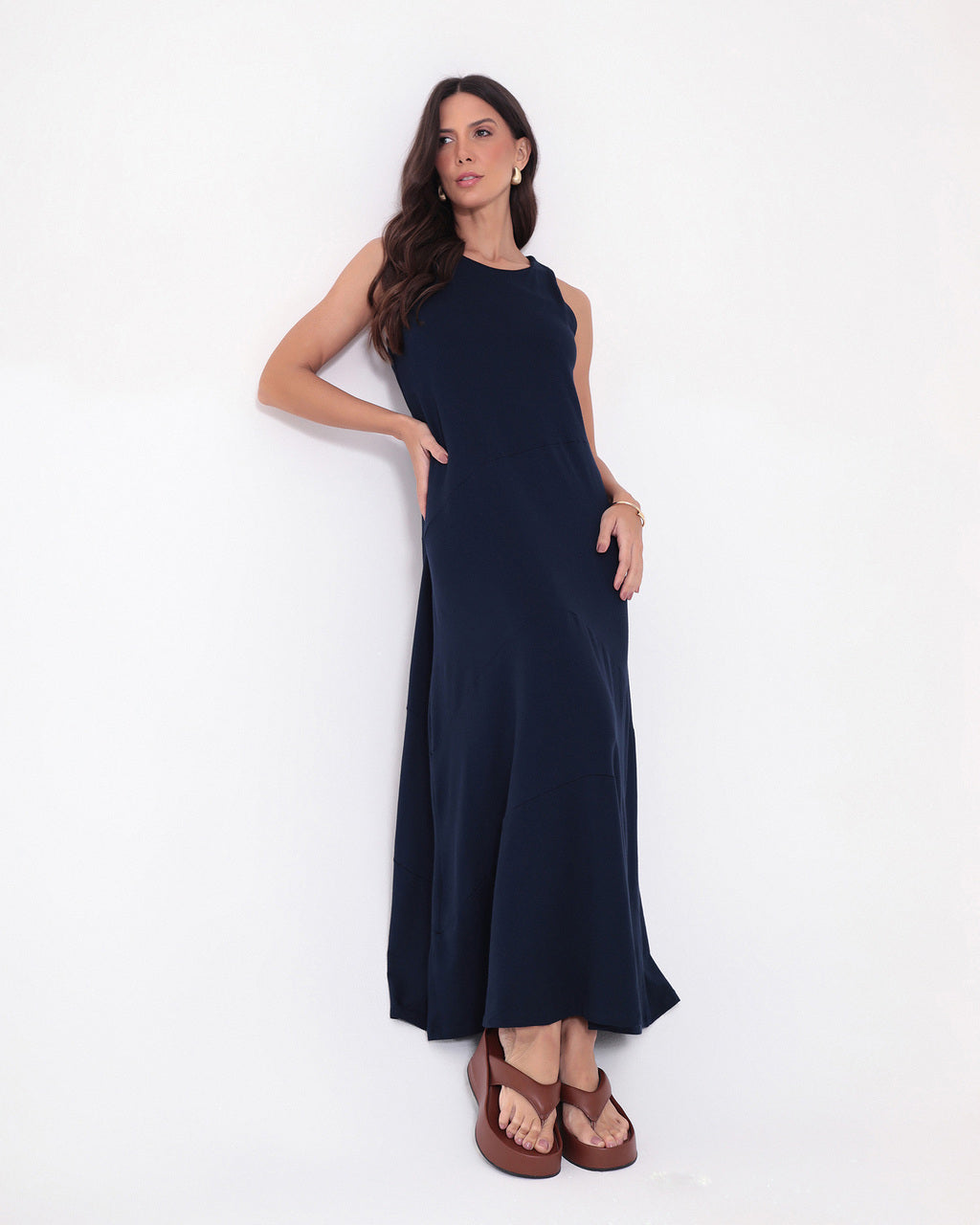 Vestido Charlotte Azul Marinho