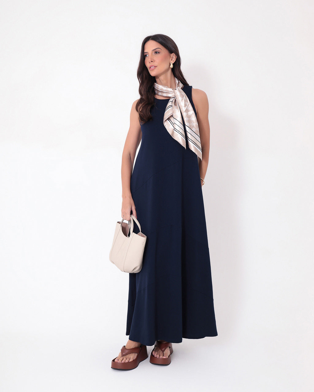 Vestido Charlotte Azul Marinho