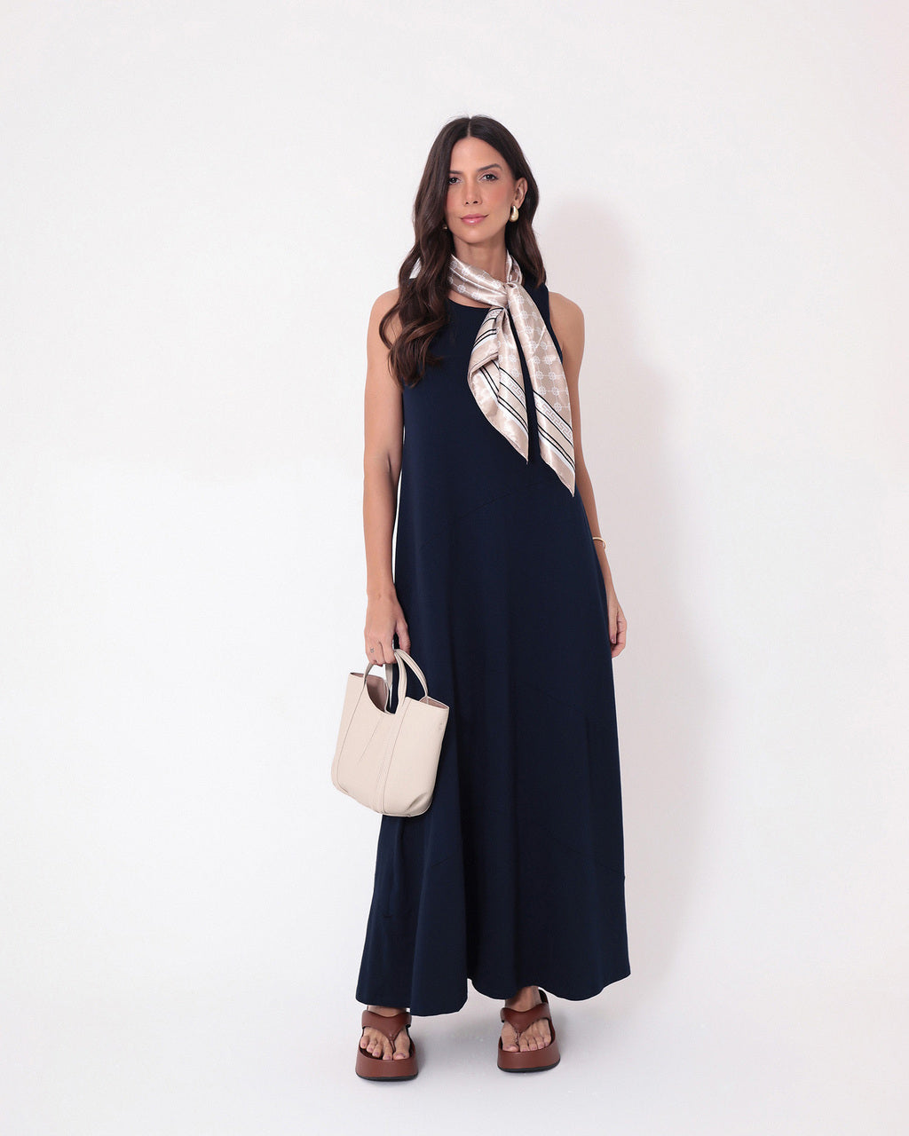 Vestido Charlotte Azul Marinho