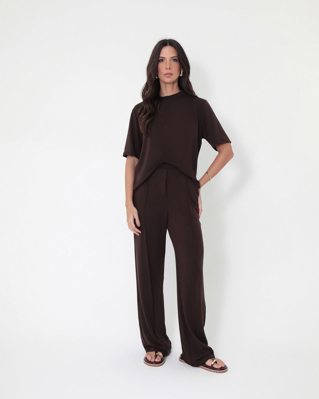 Conjunto Blair Marrom