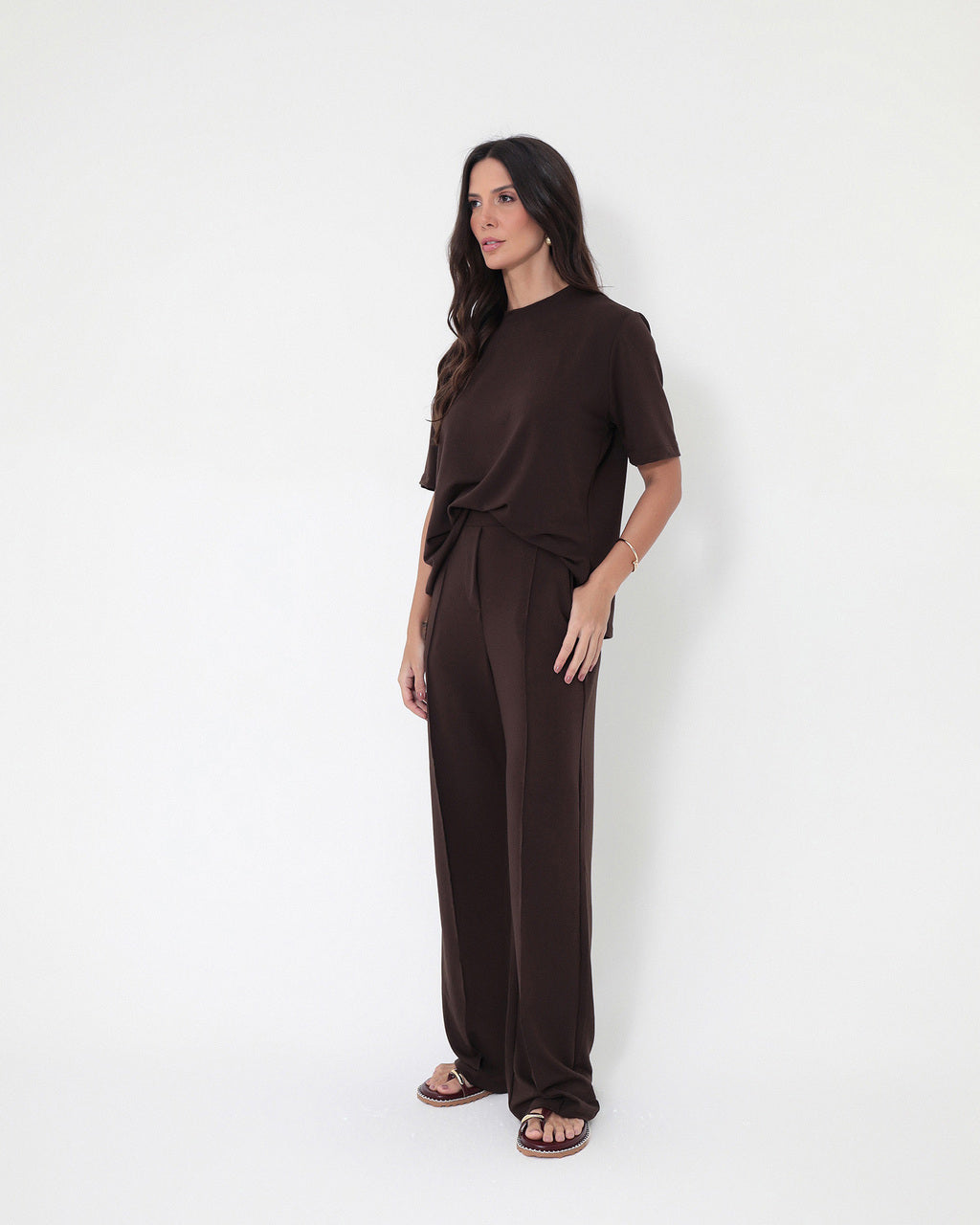 Conjunto Blair Marrom