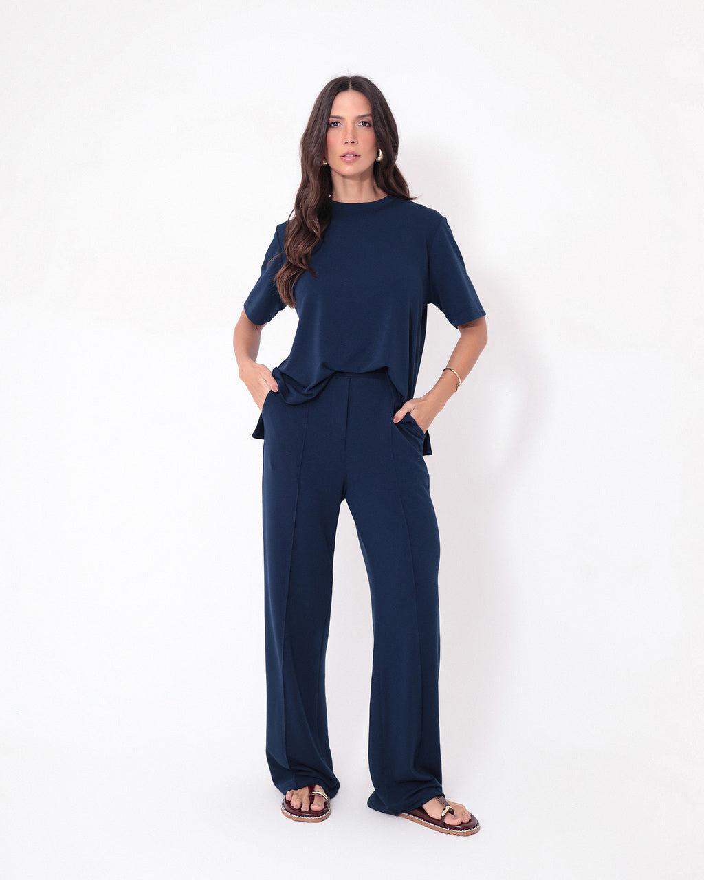 Conjunto Blair Azul Marinho