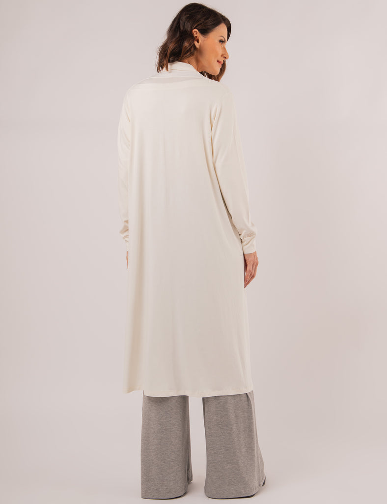 CARDIGAN LONGO OFF WHITE