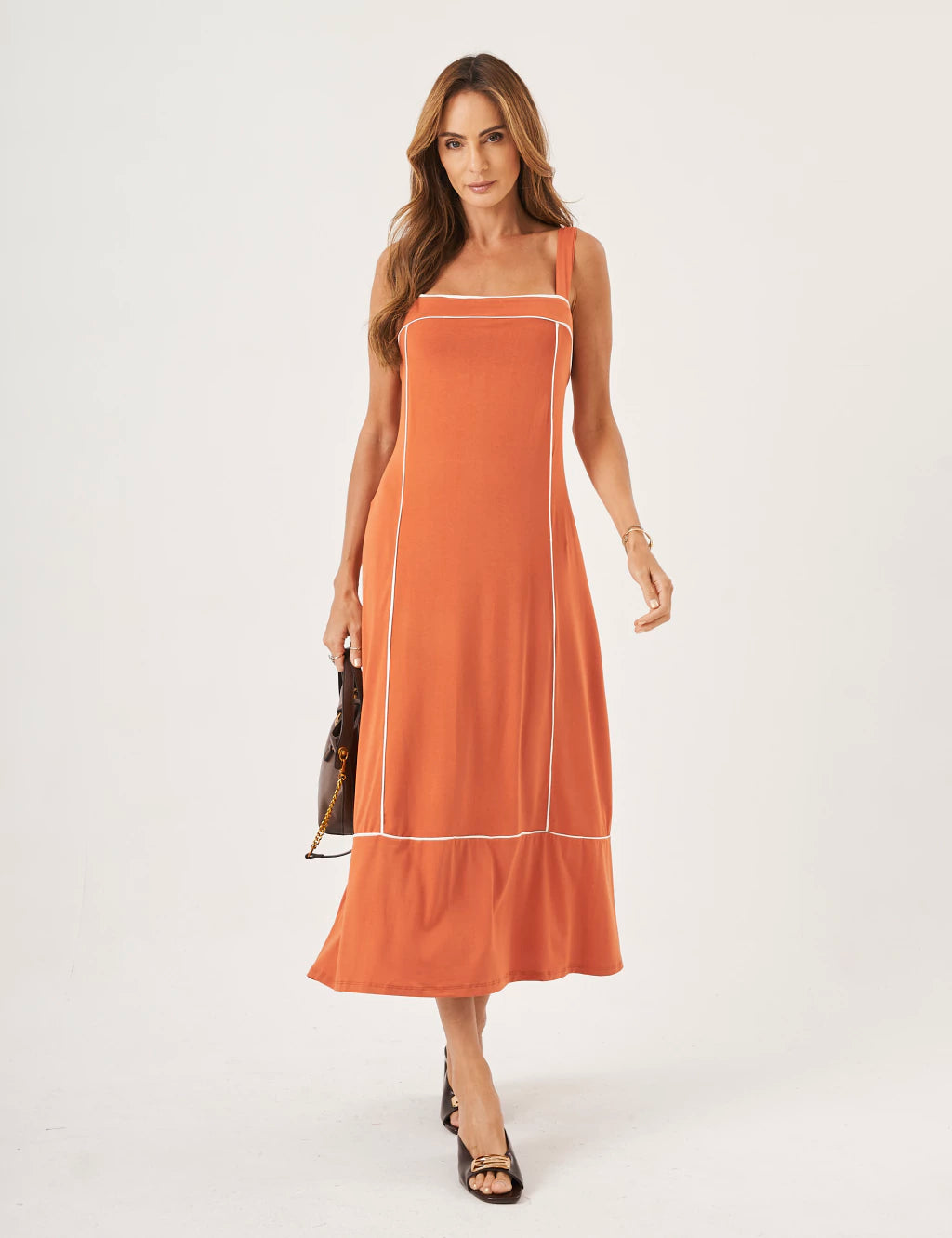 Vestido Antonella Terracota