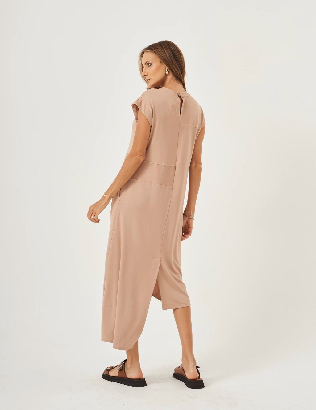 Vestido Desconstruído Jordana Bege