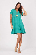 Vestido Renata Verde Bandeira