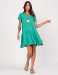 Vestido Renata Verde Bandeira
