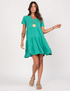 Vestido Renata Verde Bandeira